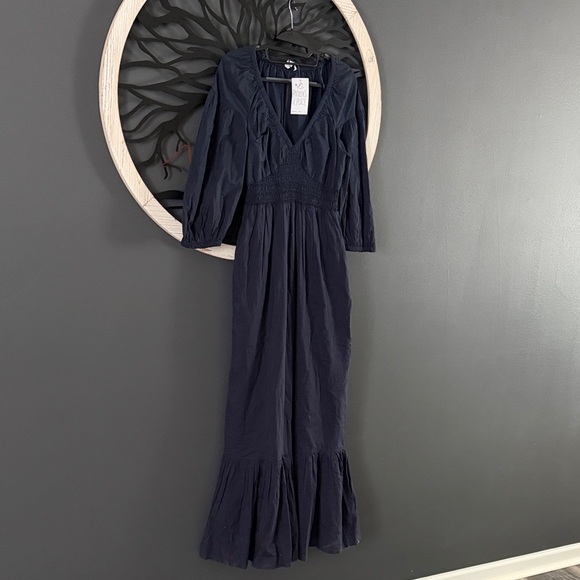 Patrons of Peace Dresses & Skirts - Patrons of Peace Deep Blue Long Sleeve Dress